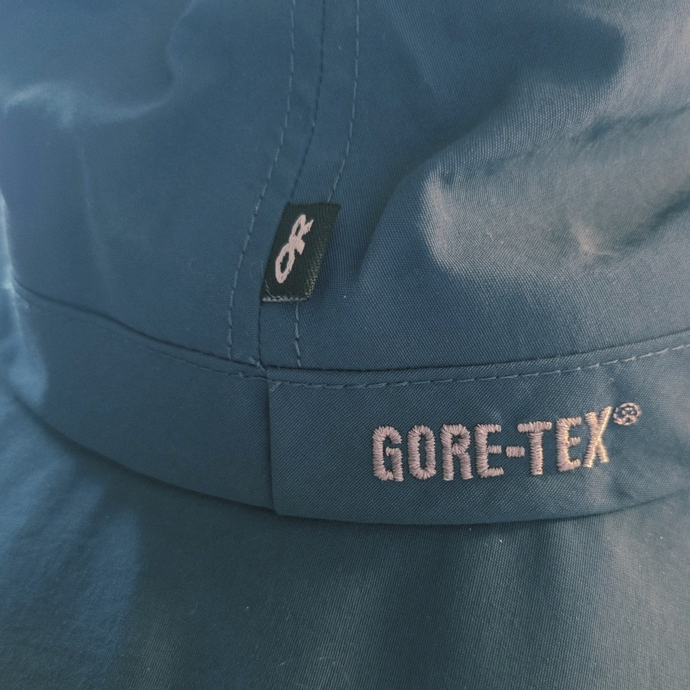 Outdoor Research Blue GORE-TEX XL Adjustable Sun Hat Neck Chin Strap Wide Brim - Picture 2 of 7